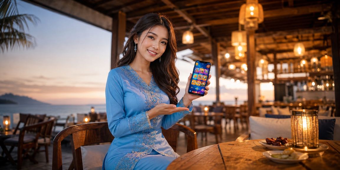 Pengguna Malaysia menggunakan telefon bimbit untuk pengalaman kasino mudah alih